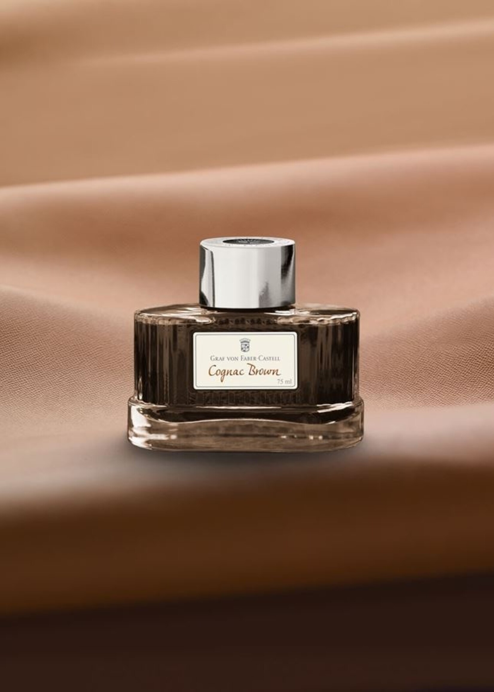 Graf von Faber-Castell Inktpot 75ml - Cognac Brown
