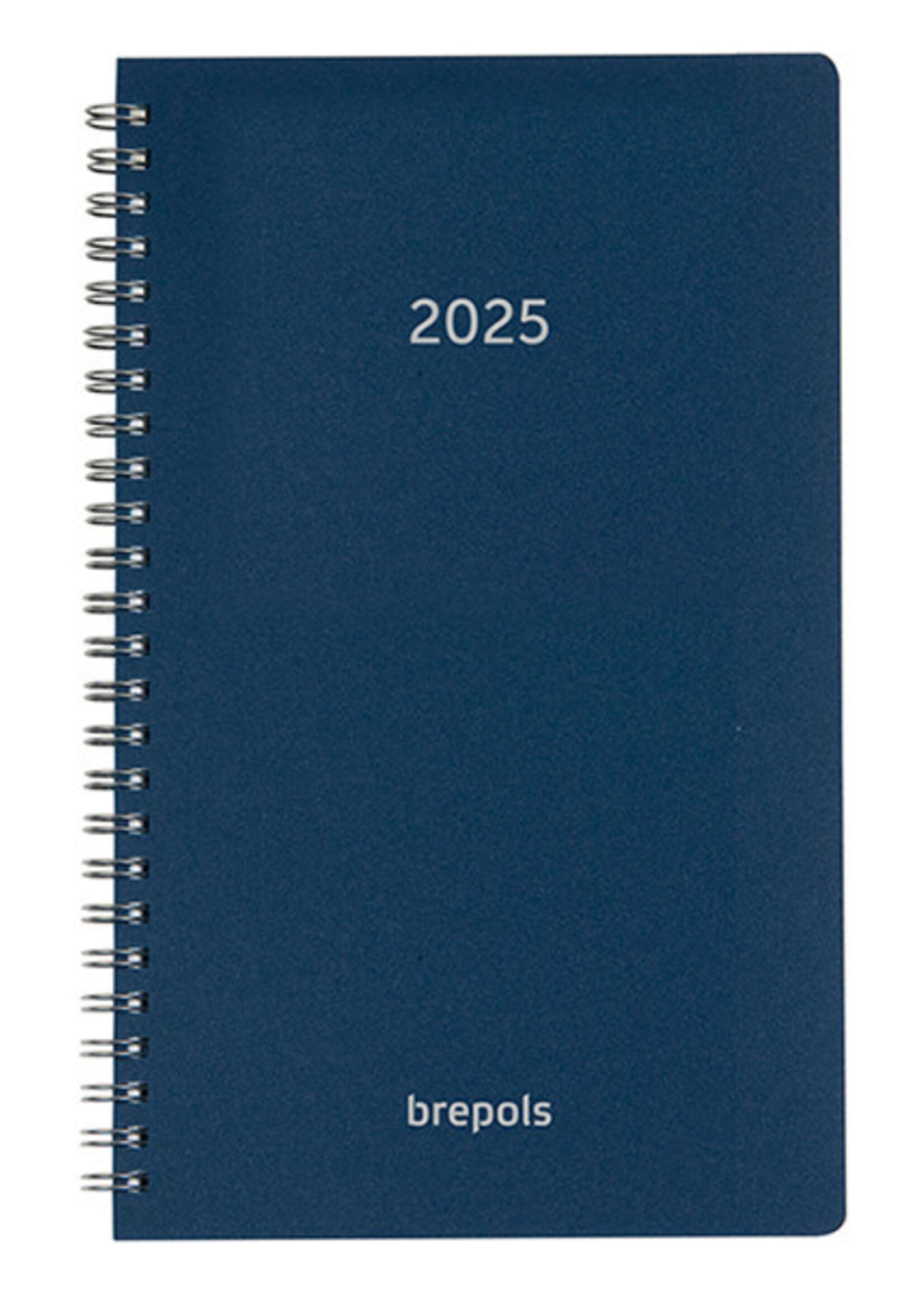 Brepols Agenda 2027 Breform  dag./pag. Wit Spiraal Blauw