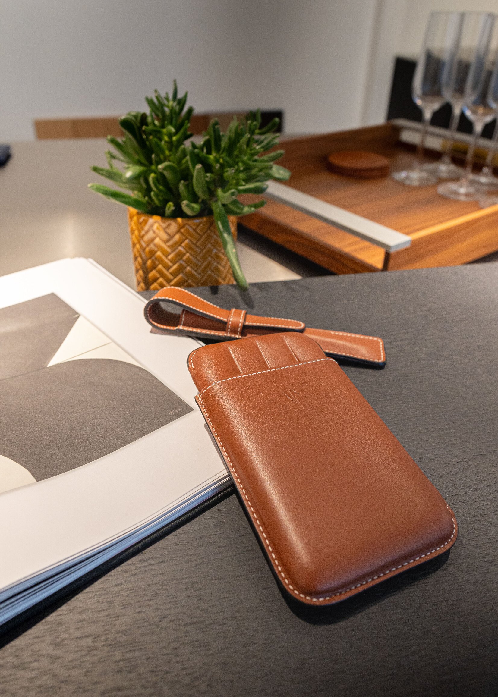 Récife Pennenkoker met 3 vakken Riviera Orange