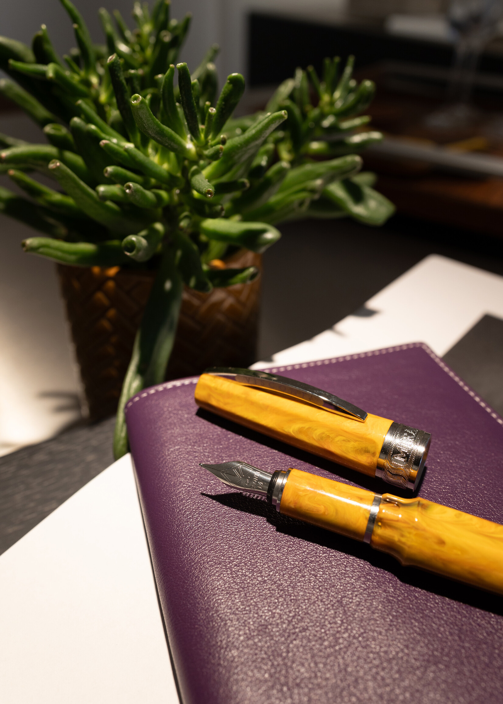 Visconti Mirage Amber Vulpen
