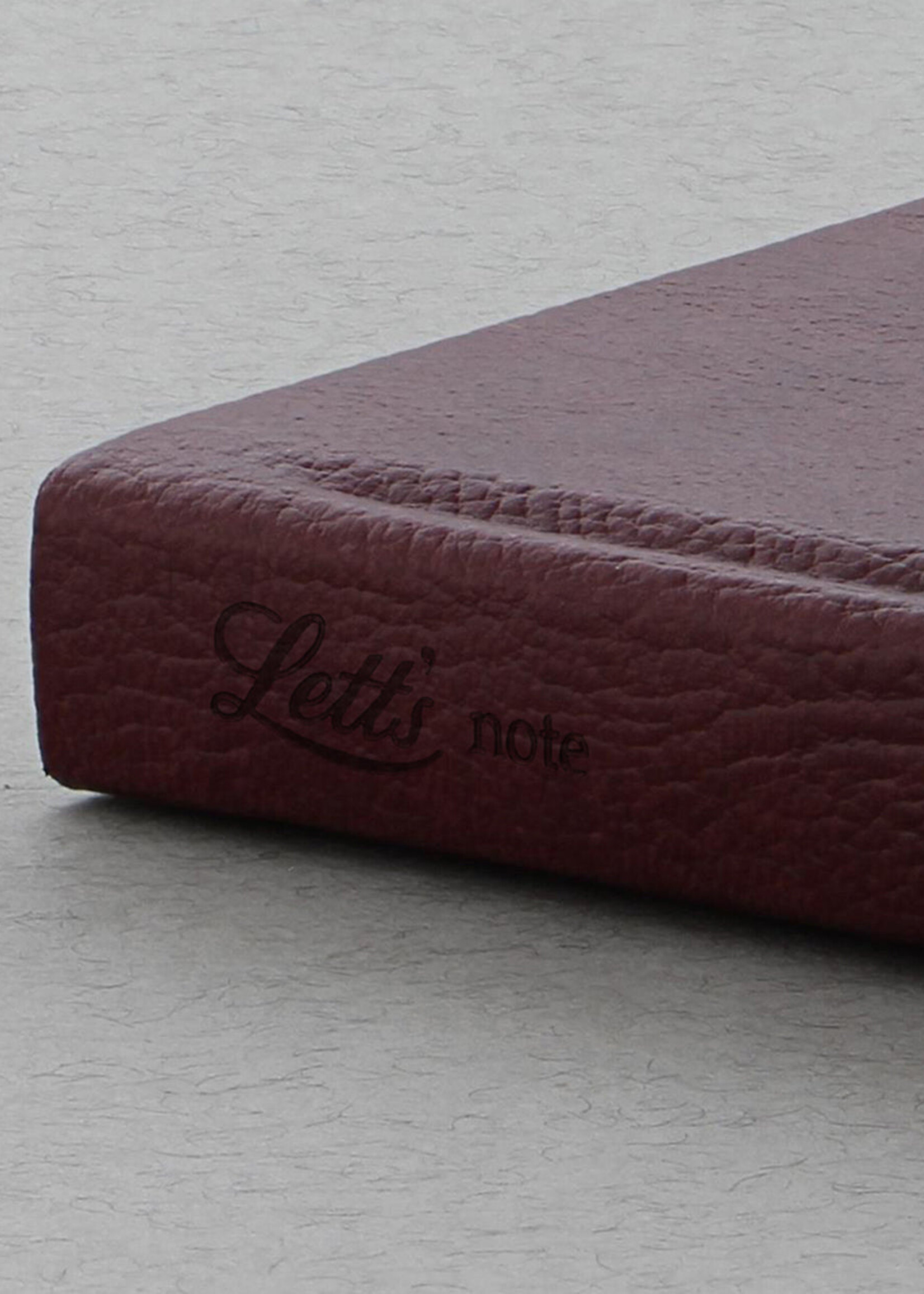 Letts of London Notebook/Journal Origins A5 Dotted Bordeaux