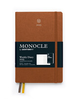 MONOCLE by Leuchtturm1917 Linnen Agenda A5 Weekly/Note Brown