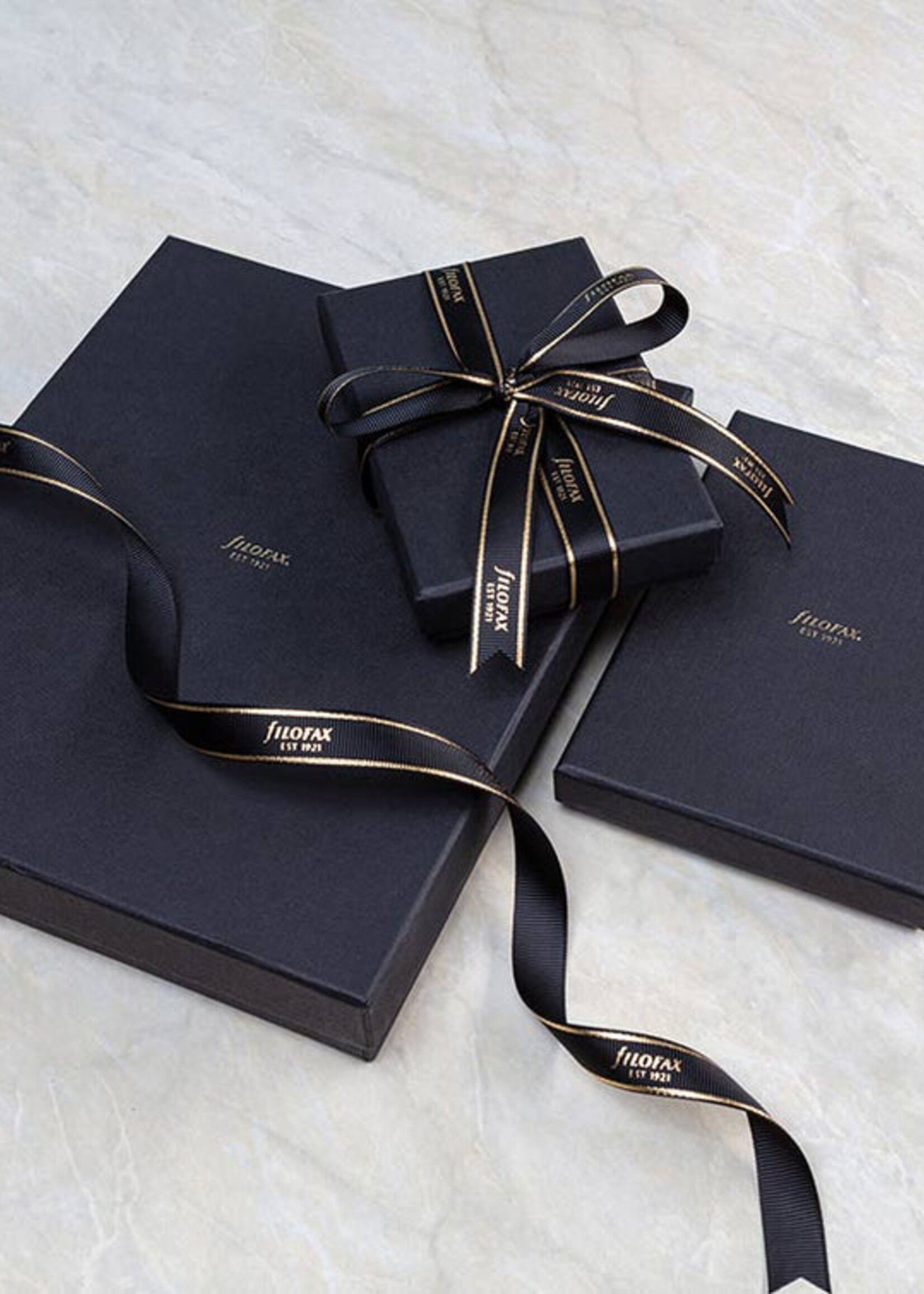 Filofax Organizer Pocket Stitch Soft Black