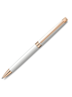 Léman Slim White Rosé Gold Balpen