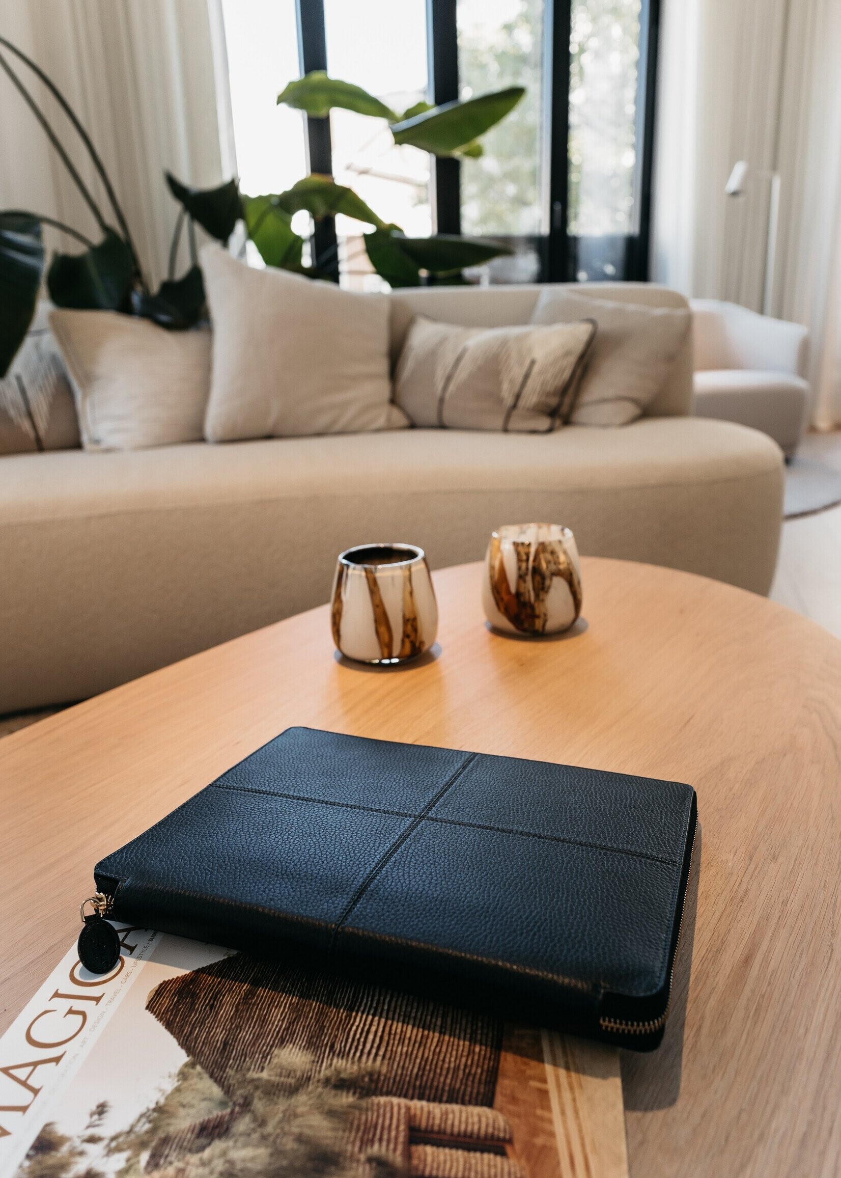 Filofax Organizer Pocket Stitch Soft Black