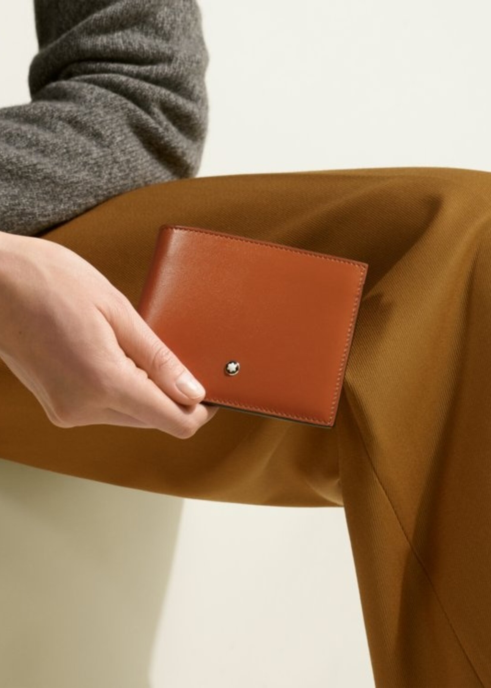 Montblanc Meisterstück wallet 6cc Rust