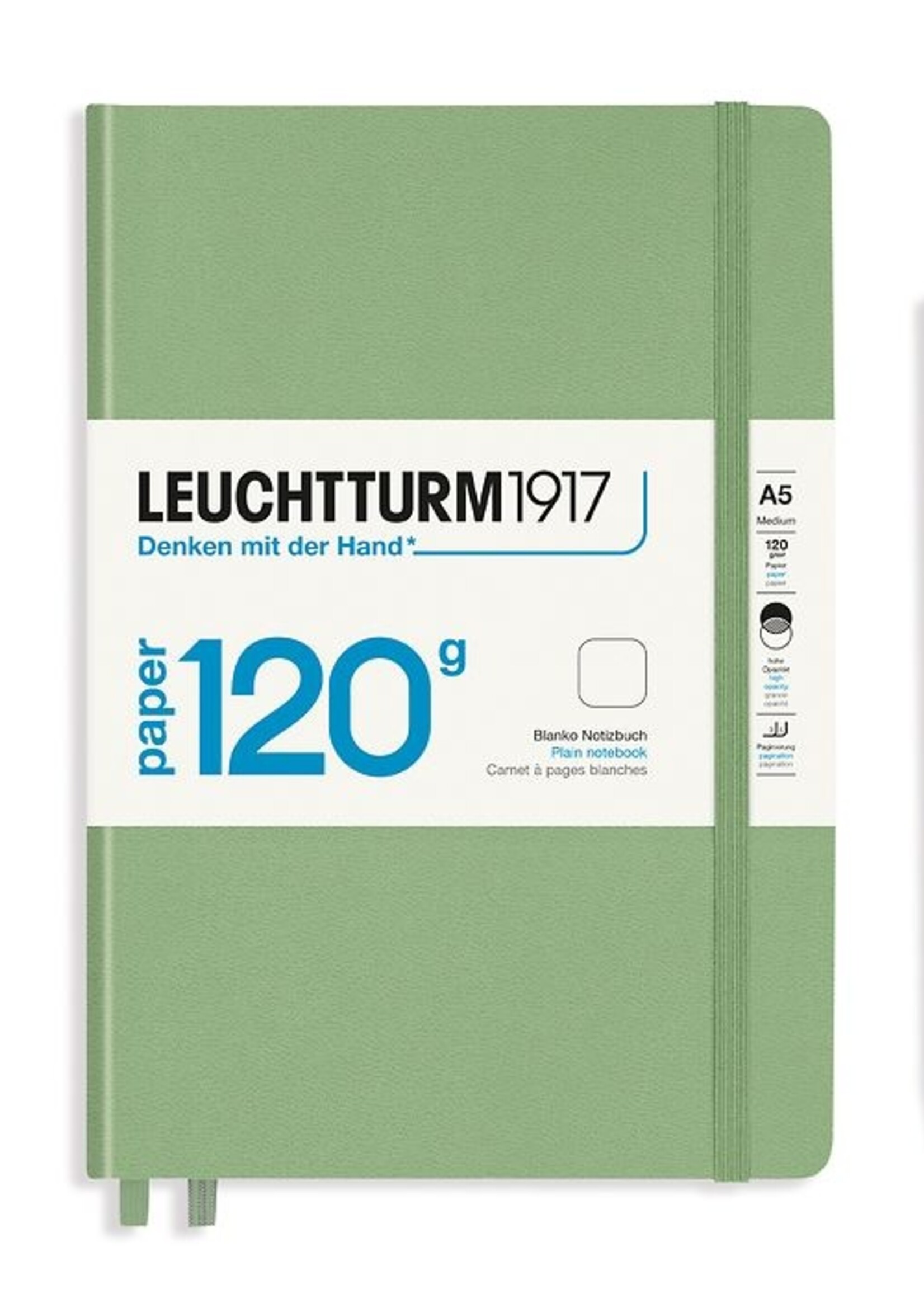 Leuchtturm1917 Notitieboek 120gr. Blanco A5 Sage