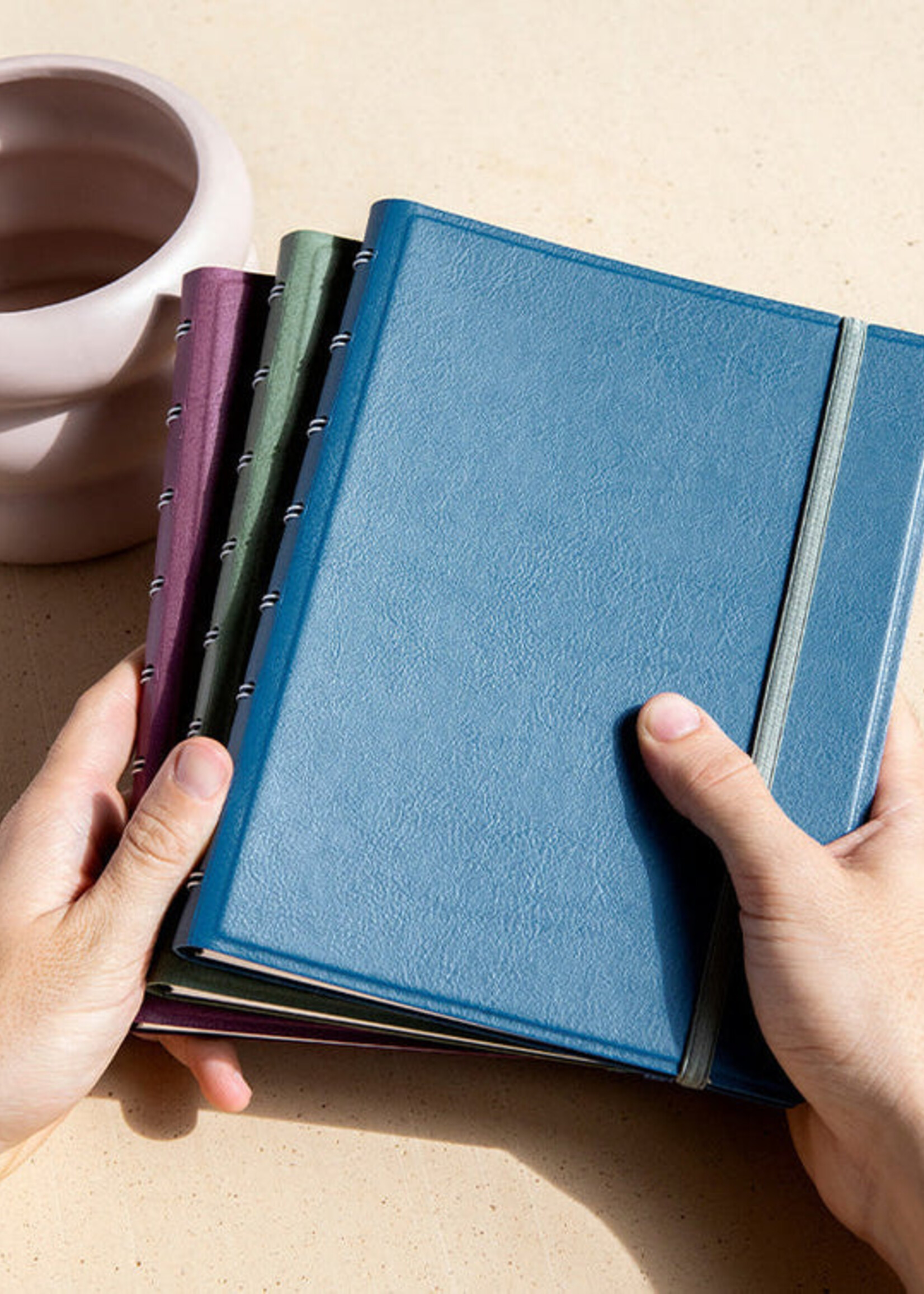 Filofax Notitieboek A5 Neutrals Bluesteel -Blauw/Groen