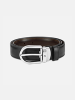 Montblanc Riem 30mm Horseshoe buckle Omkeerbaar black/brown