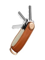 Orbitkey 2.0 Pebbled Leather Amber