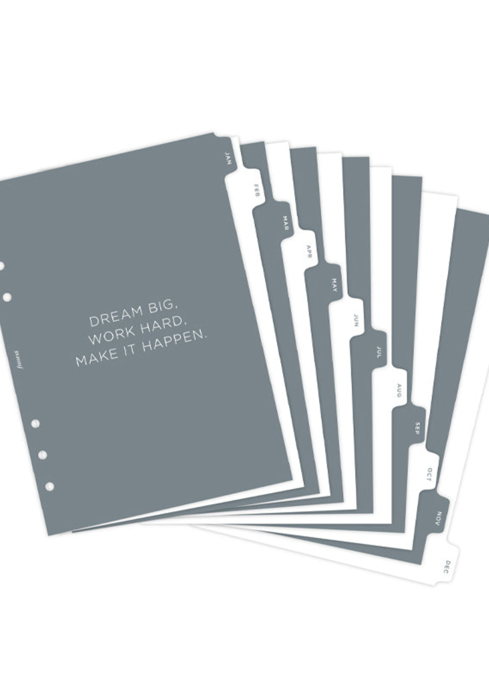 Filofax Organiser Vulling Maandelijkse Index Minimal A5