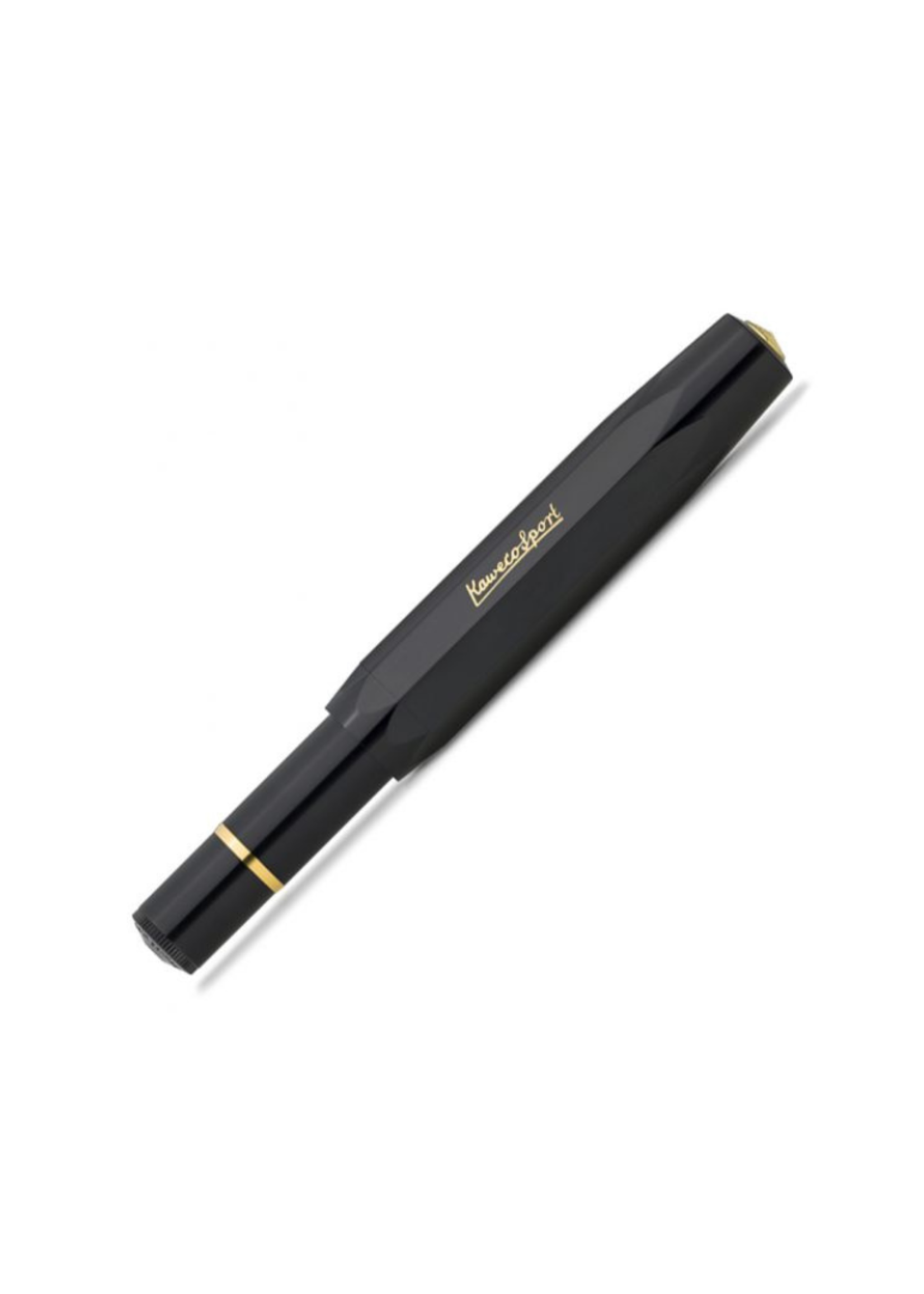 Kaweco Piston Sport Classic Black/Gold Vulpen F -Fijn