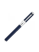 S.T. Dupont D-Initial Blauw & Chrome Roller