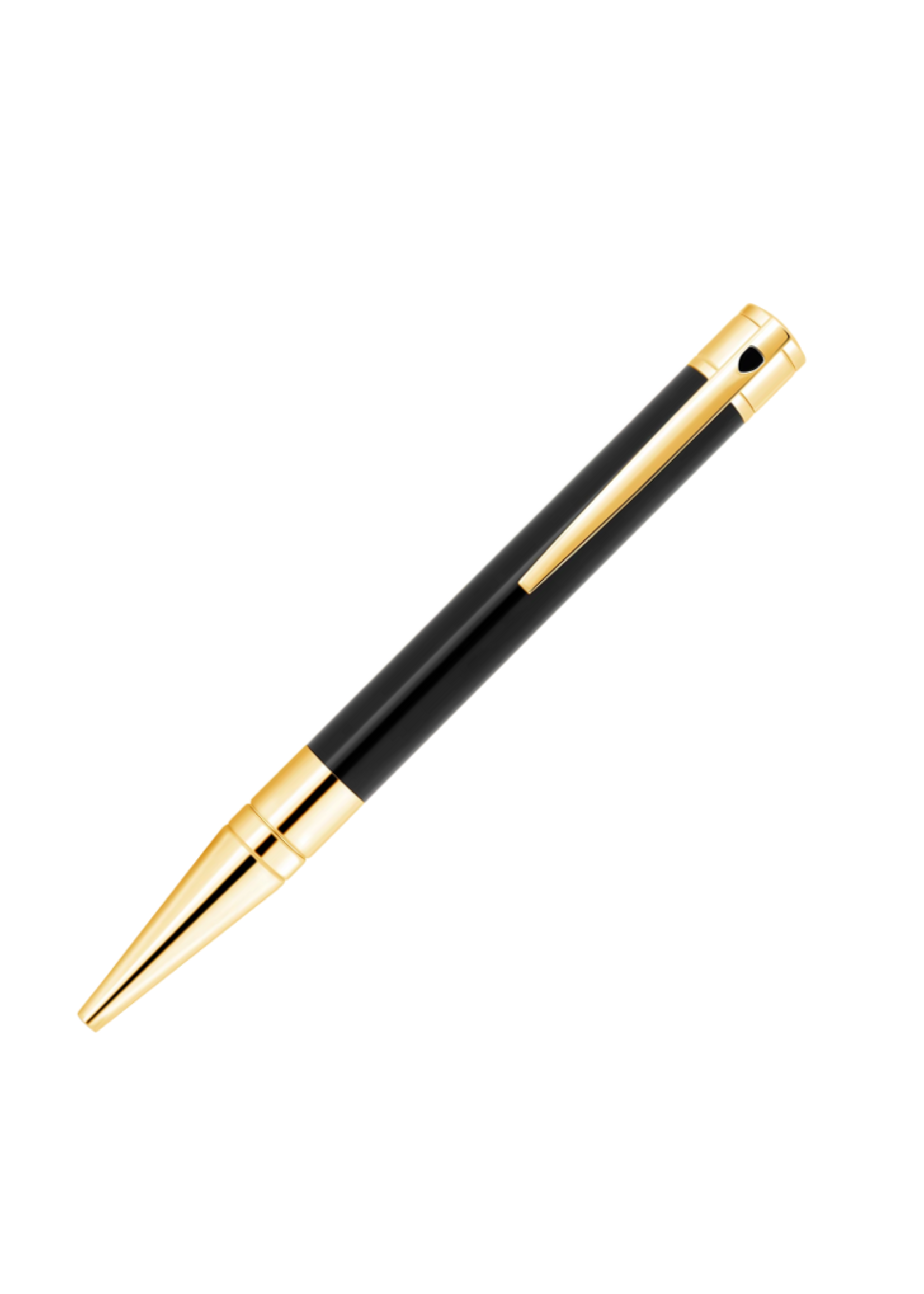 S.T. Dupont D-Initial Zwart/Goud Balpen