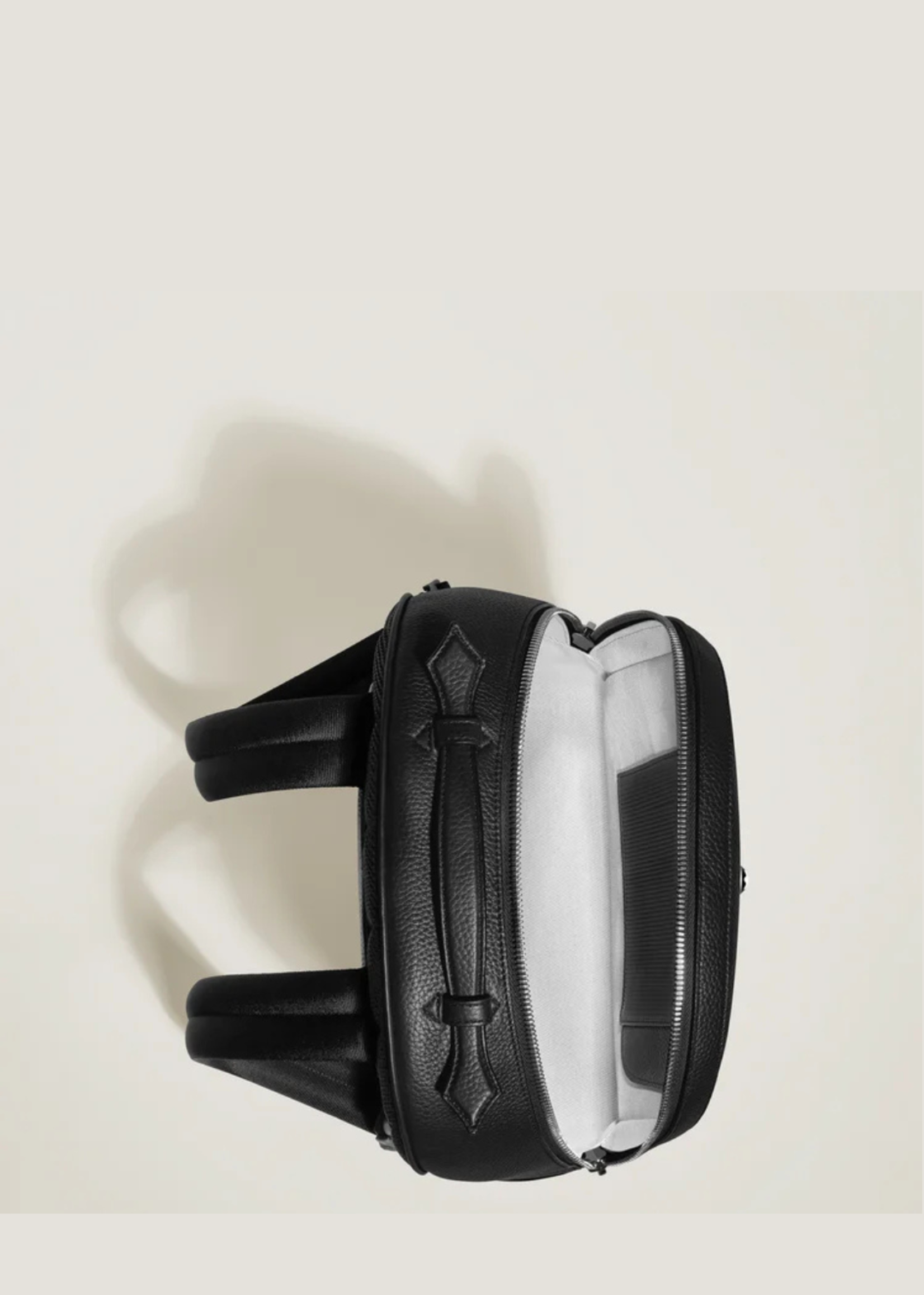 Montblanc Rugzak Soft Grain Medium 14" 3 compartimenten Black