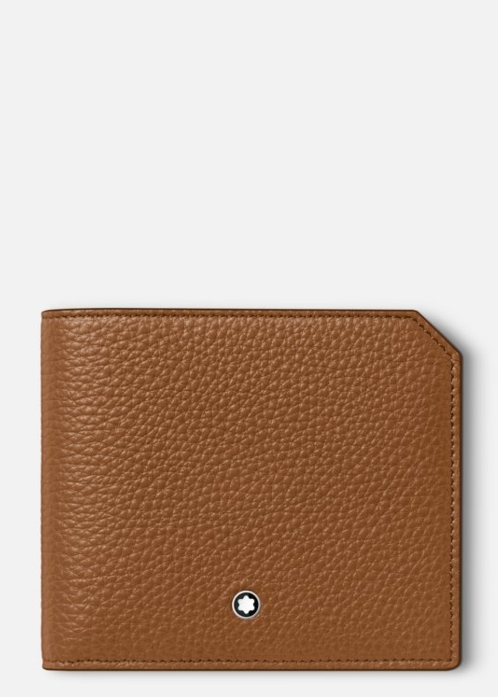 MONTBLANC Wallet Soft Grain 8cc Caramel  B 10 x H 8.5 cm