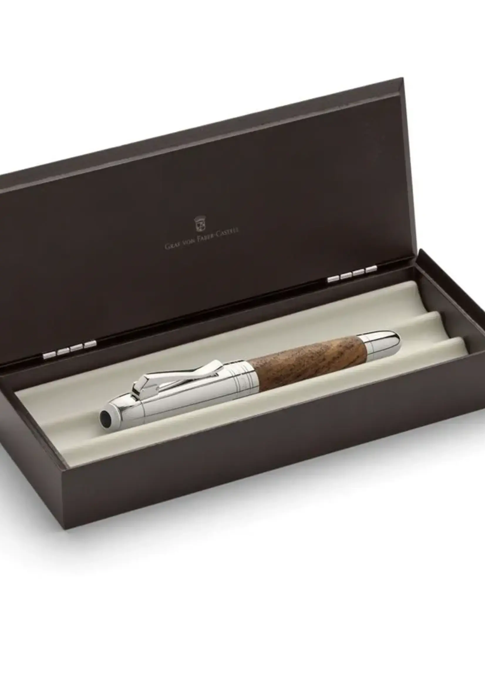 Graf von Faber-Castell Magnum Caucasian Walnut Wood Vulpen M (Medium)