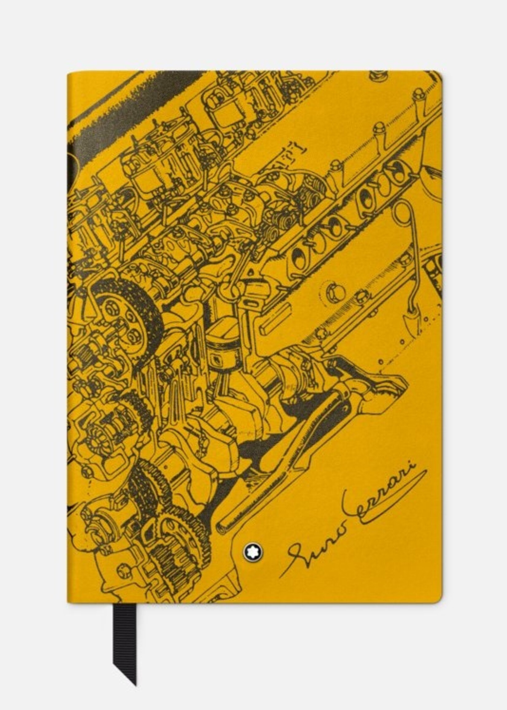 MONTBLANC Notebook #146 Lined Great Characters Enzo Ferrari  Giallo Modena