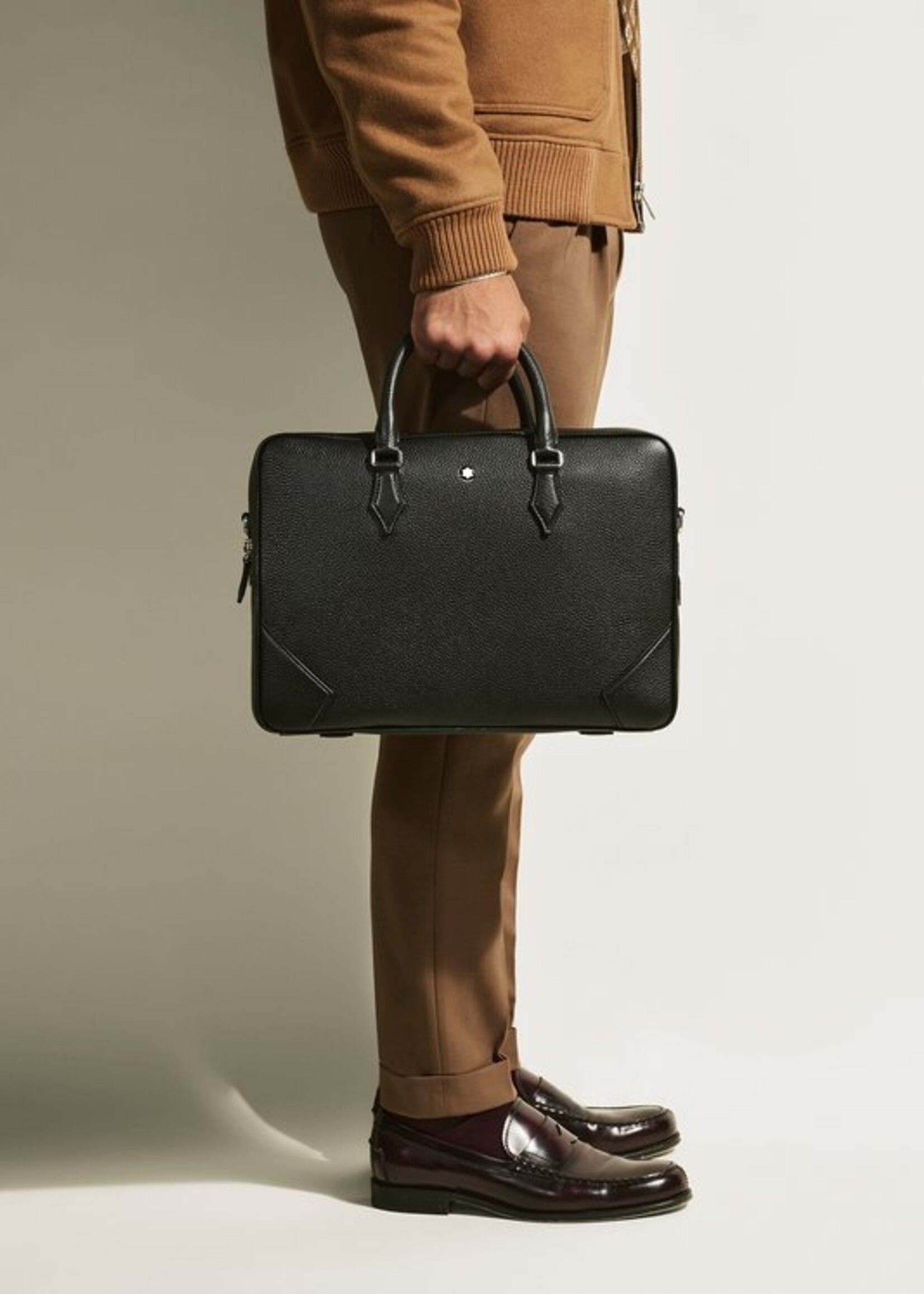 MONTBLANC Document Case Soft Grain Black