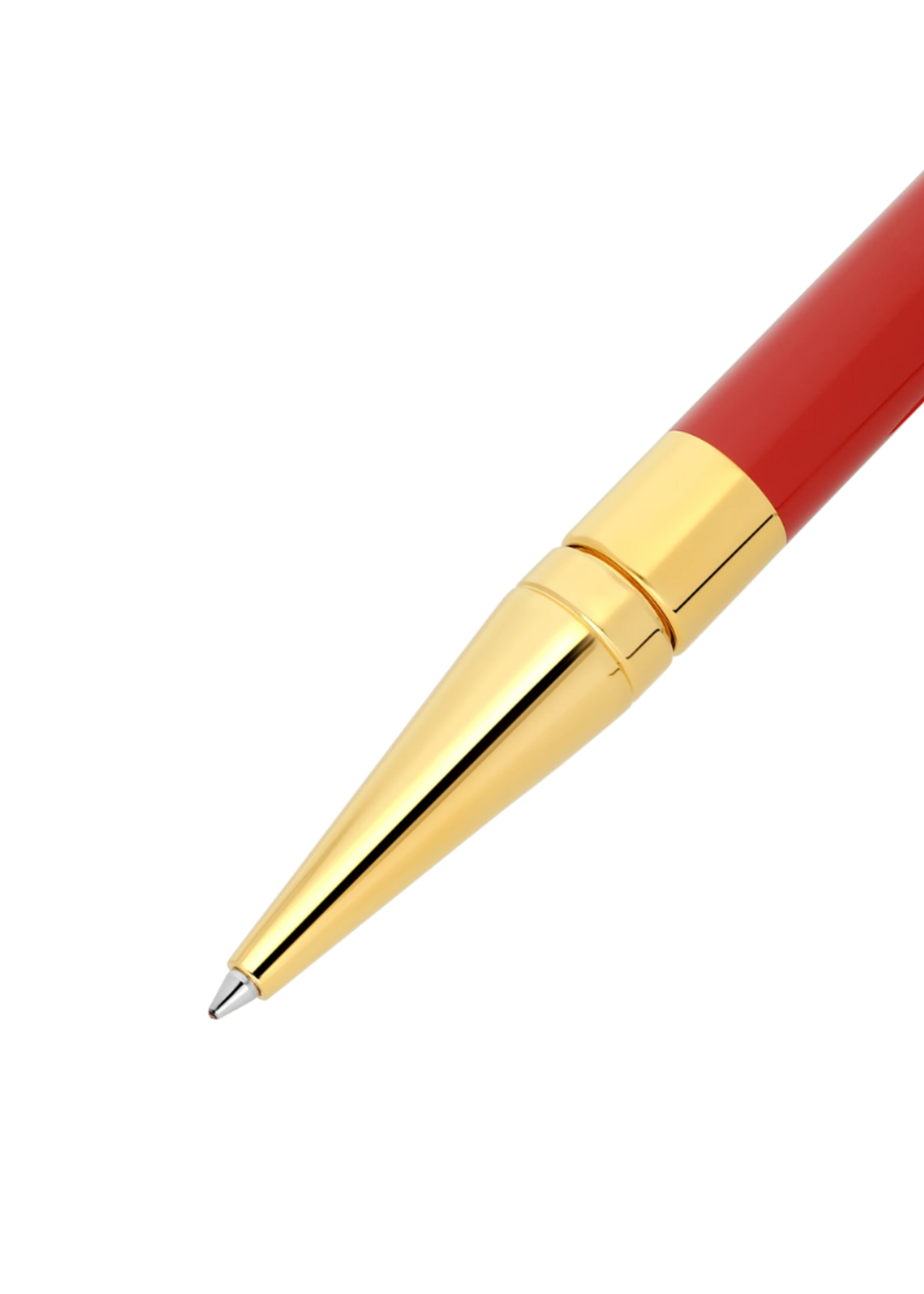 S.T.Dupont D-Initial Burgundy/Goud Balpen