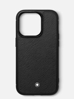 Montblanc iPhone Cover 15 Pro Sartorial Black