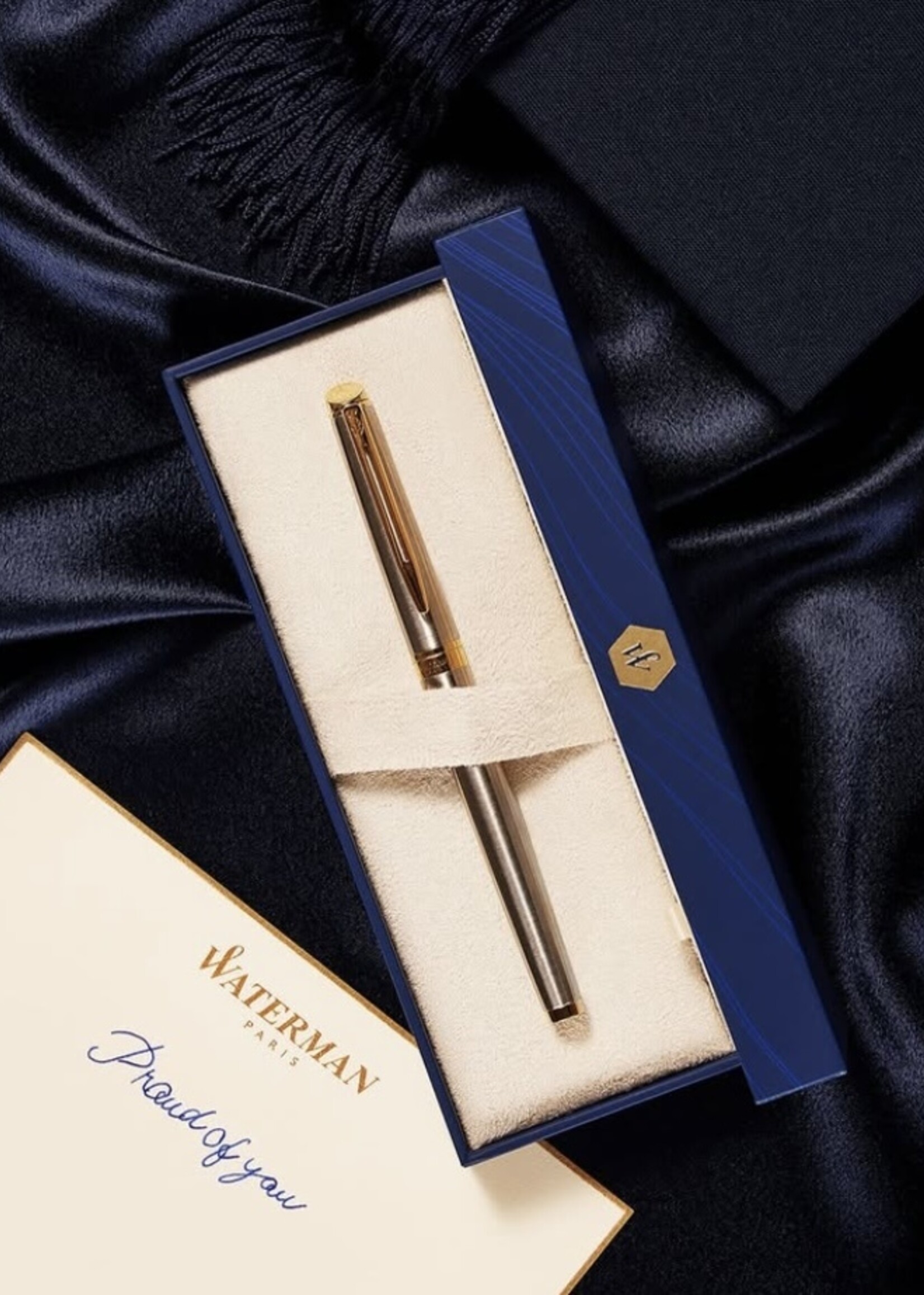 Waterman Hémisphère Steel GT Vulpen F - Fijn