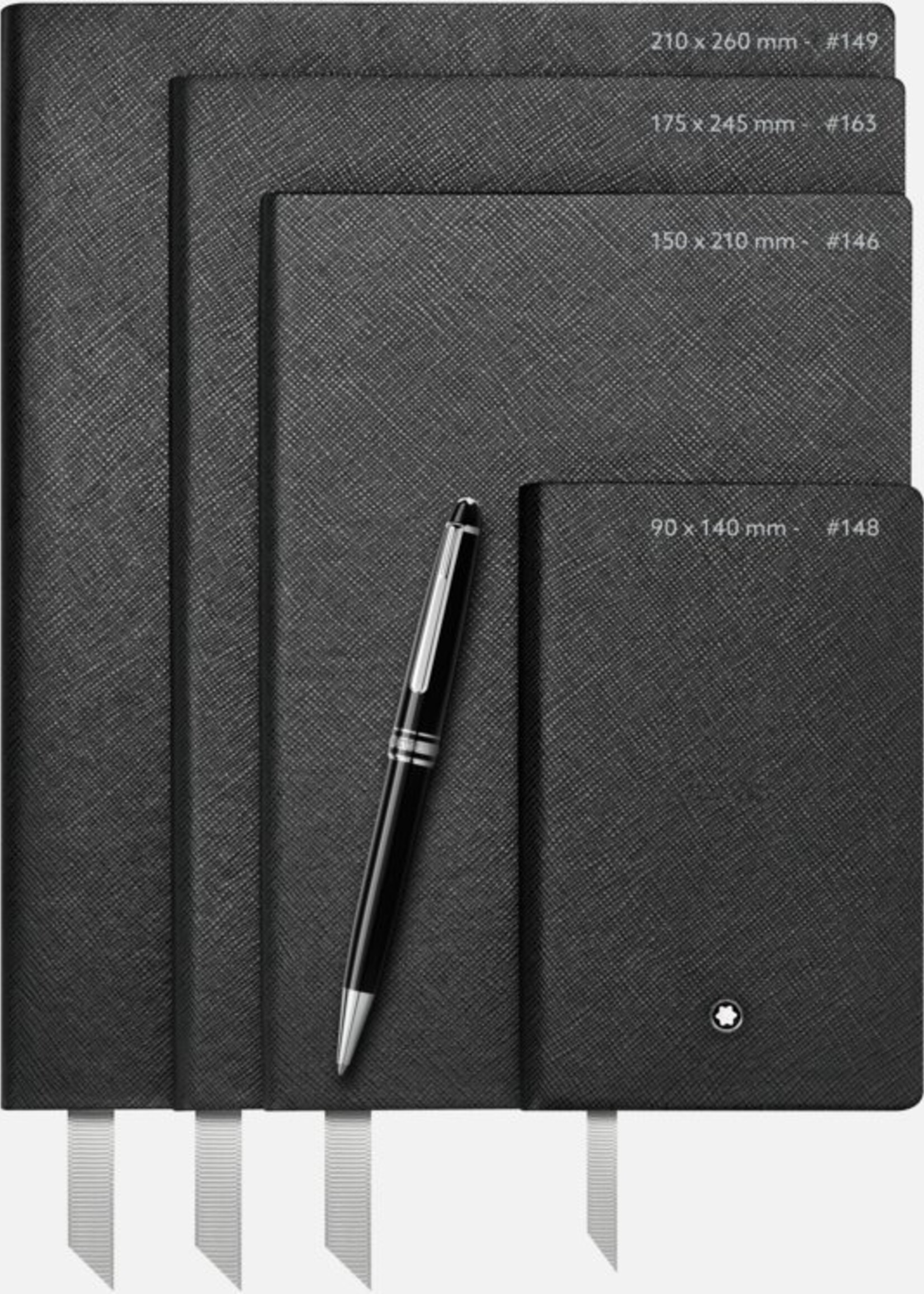 MONTBLANC Notebook #146 lined Modena Red
