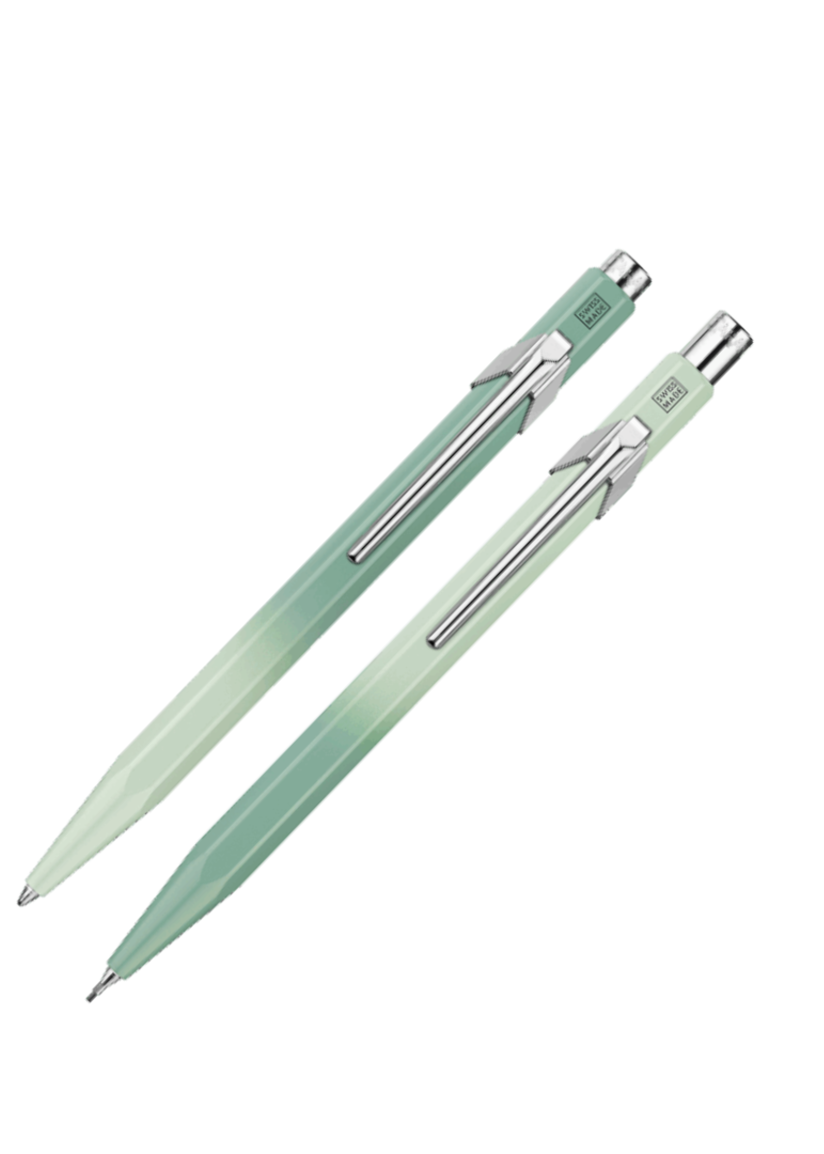 Caran d'Ache 849/844 Blue Misty Forest Set Balpen en Vulpotlood