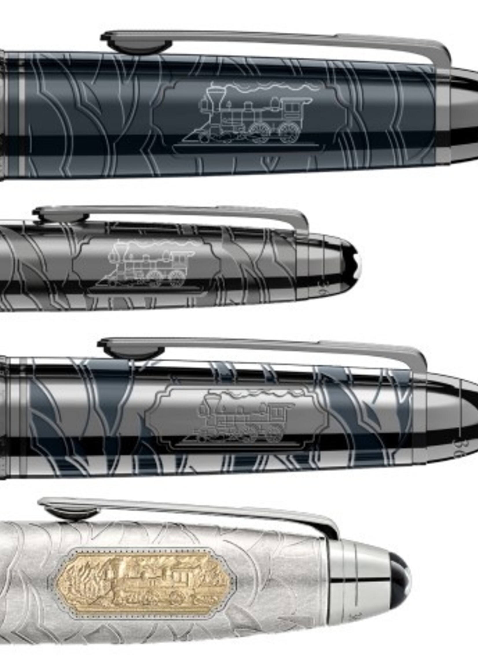 Montblanc Meisterstück Around the World in 80 Days Limited Edition 3 Doué Classique Vulpen (Au585/14K) 0.50 mm F - Fijn