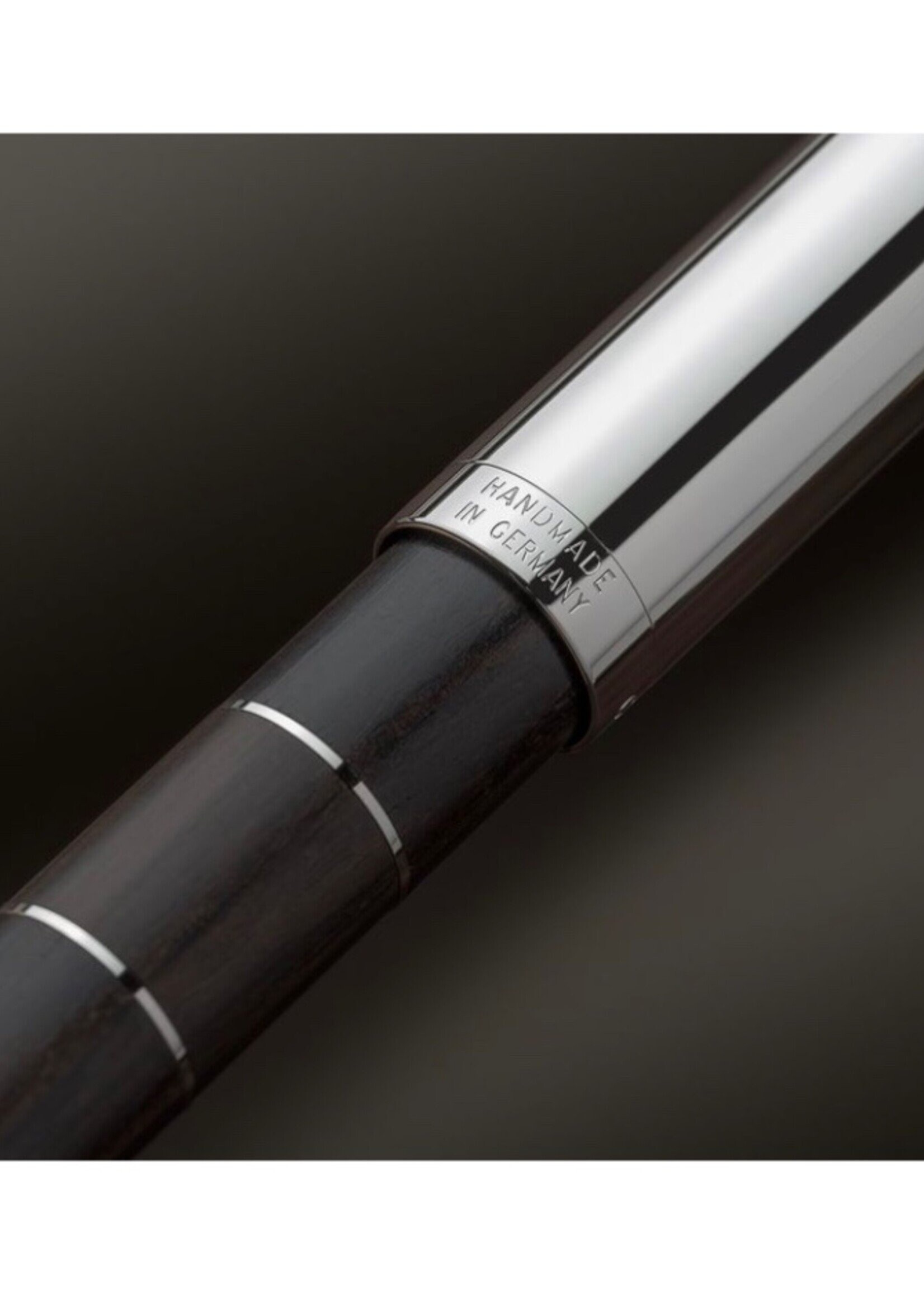 Graf von Faber-Castell Anello Grenadilla Vulpen Extra Fijn