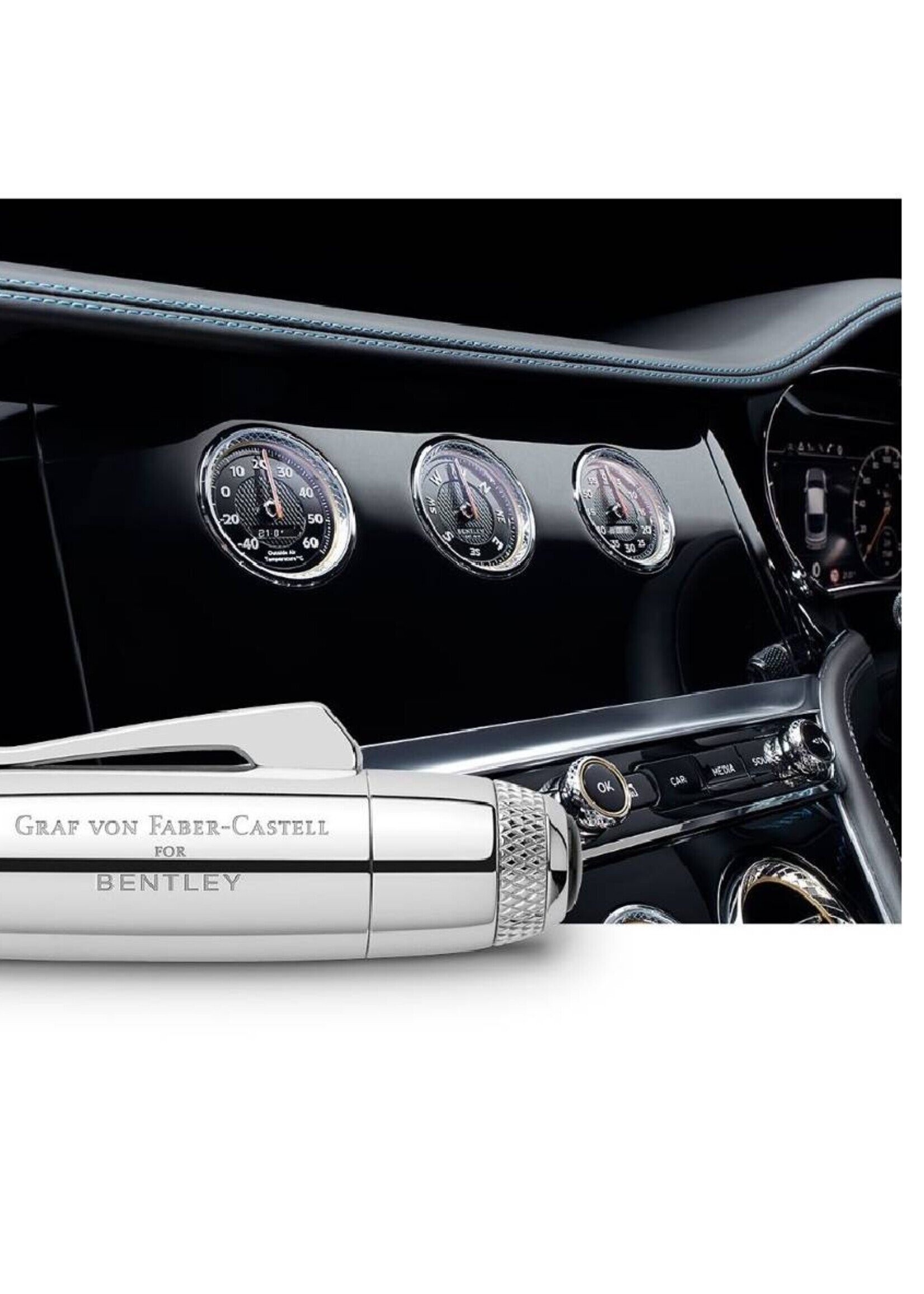 Graf von Faber-Castell Bentley Onyx Matt Black Vulpen Medium