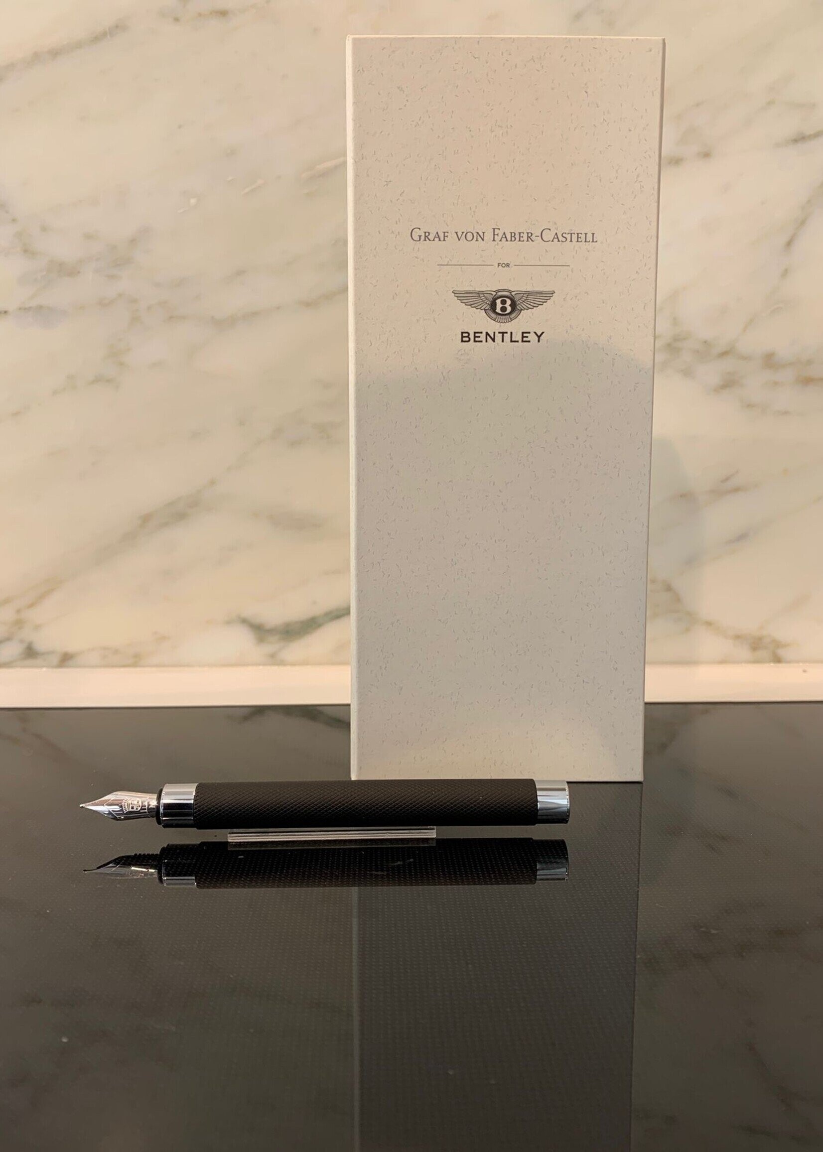 Graf von Faber-Castell Bentley Onyx Matt Black Vulpen Medium