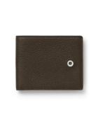 Graf von Faber-Castell Wallet Cashmere 4cc+coins Dark Brown