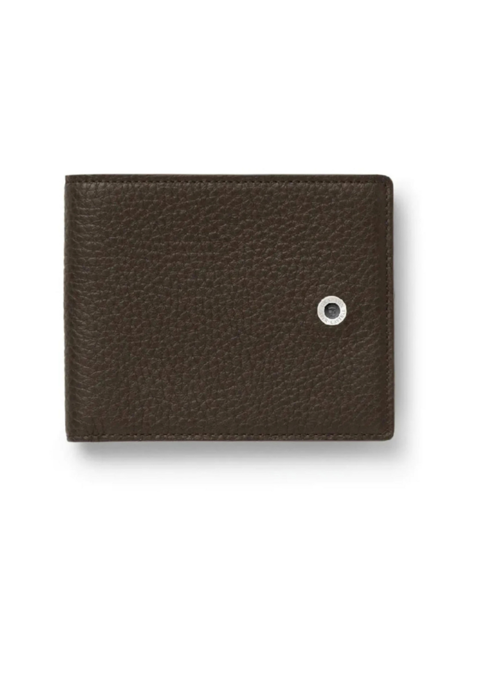 Graf von Faber-Castell Wallet Cashmere 4cc+coins Dark Brown