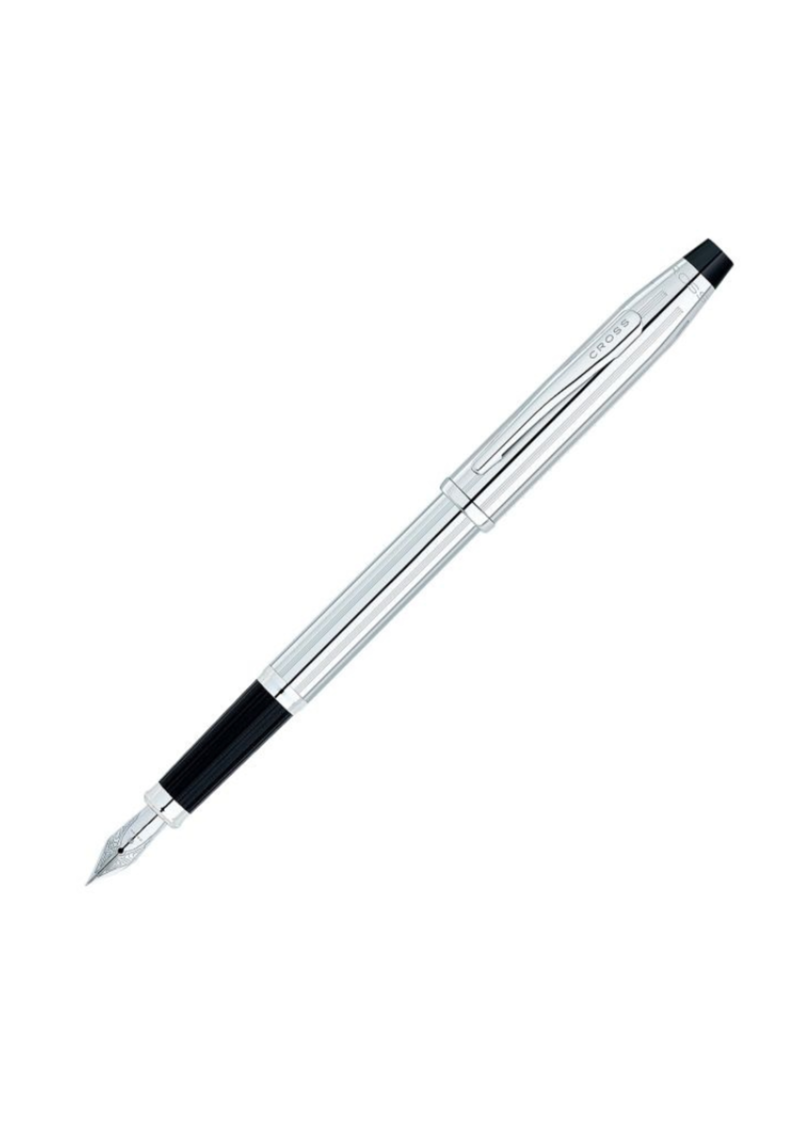 Cross Century II Lustrous Chrome Set Balpen & Vulpen M (Medium)
