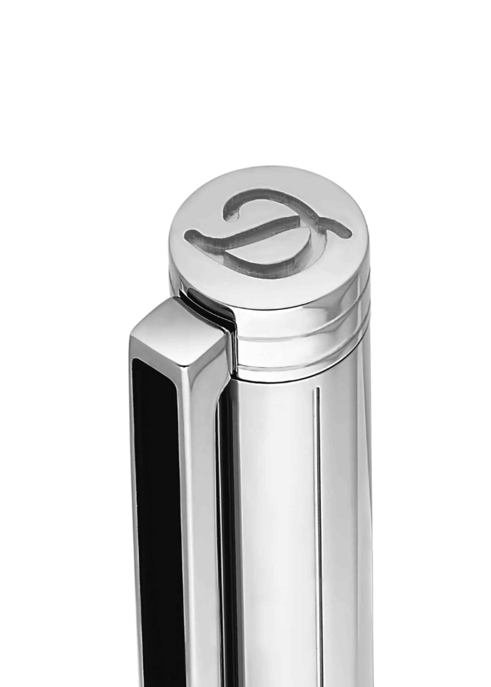 S.T. Dupont Classique Zilver Brushed Balpen