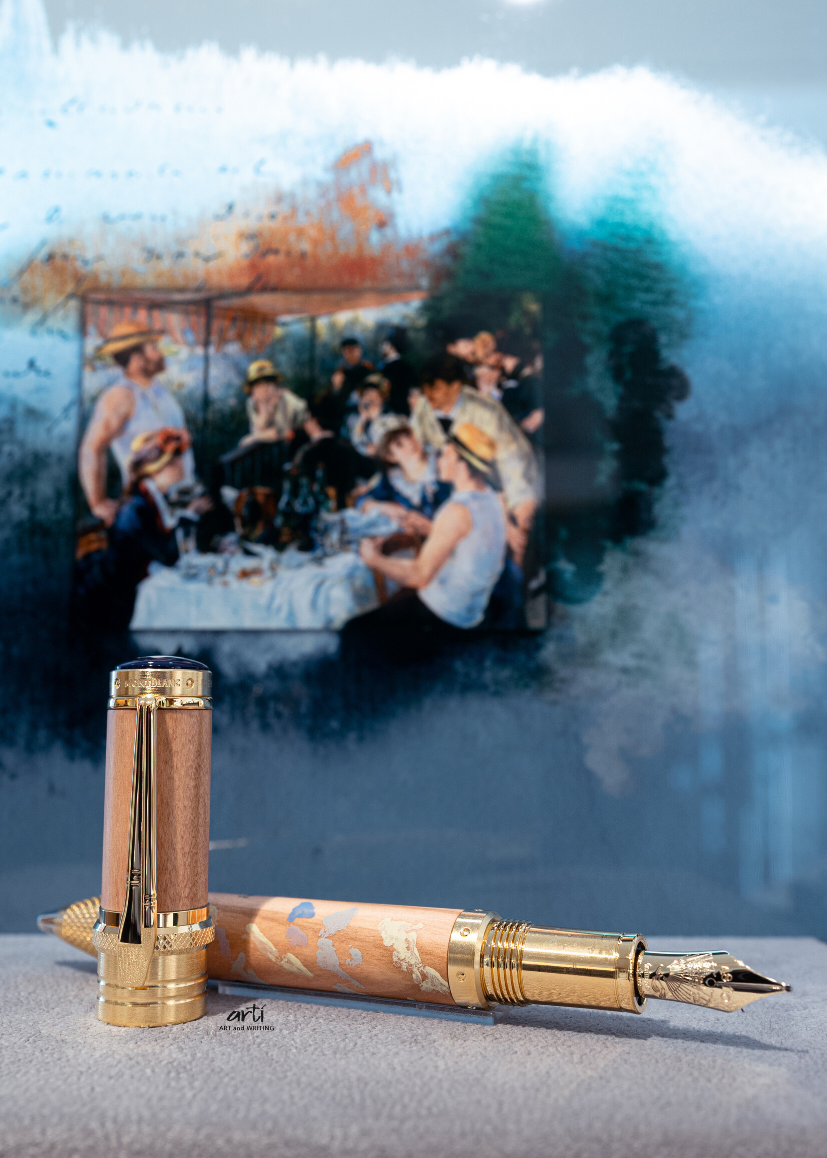 Montblanc Masters of Art Homage to Pierre-Auguste Renoir Limited Edition 4810 Vulpen Fijn