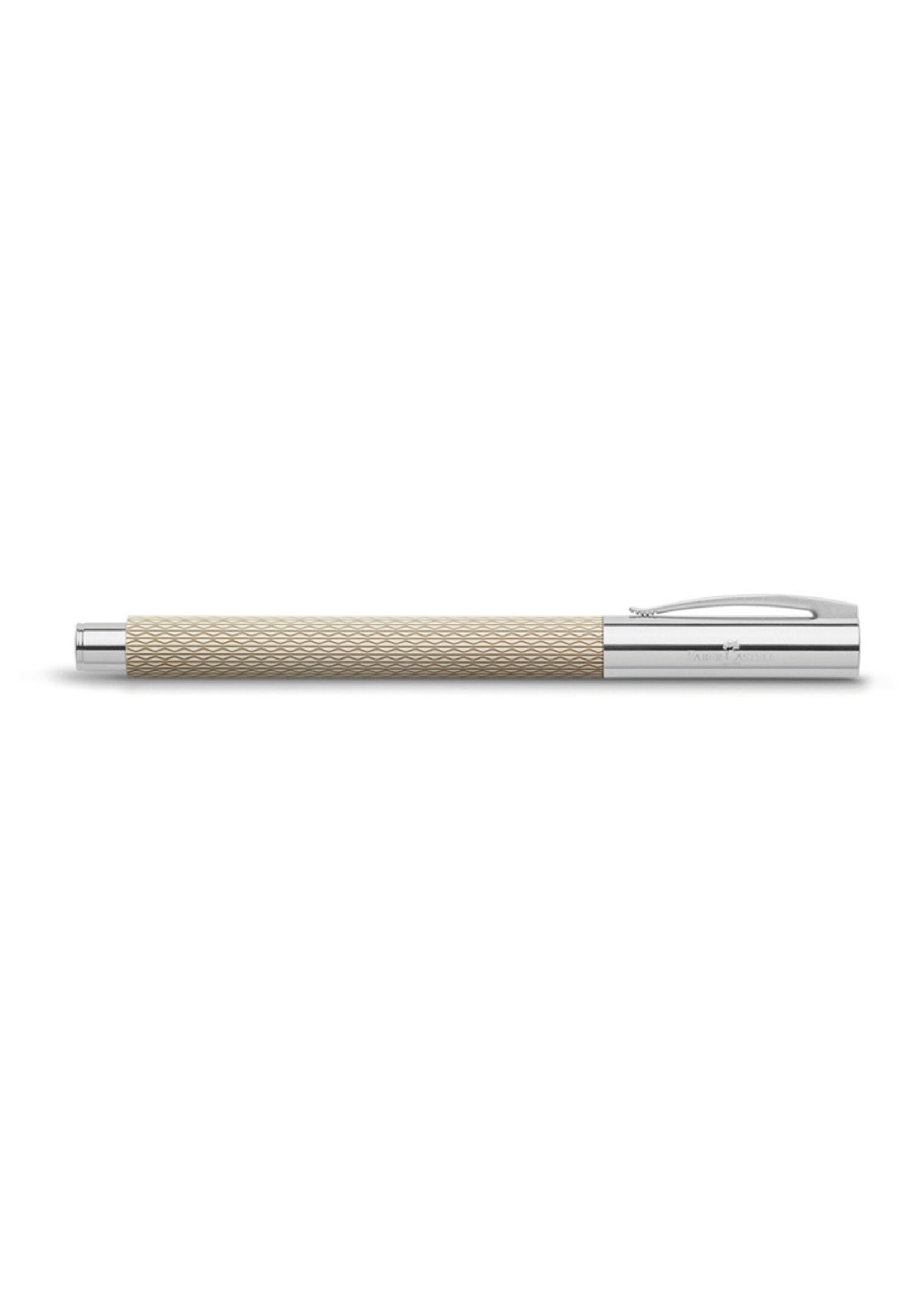 Faber-Castell Ambition Opart Wit Zand Vulpen Fijn