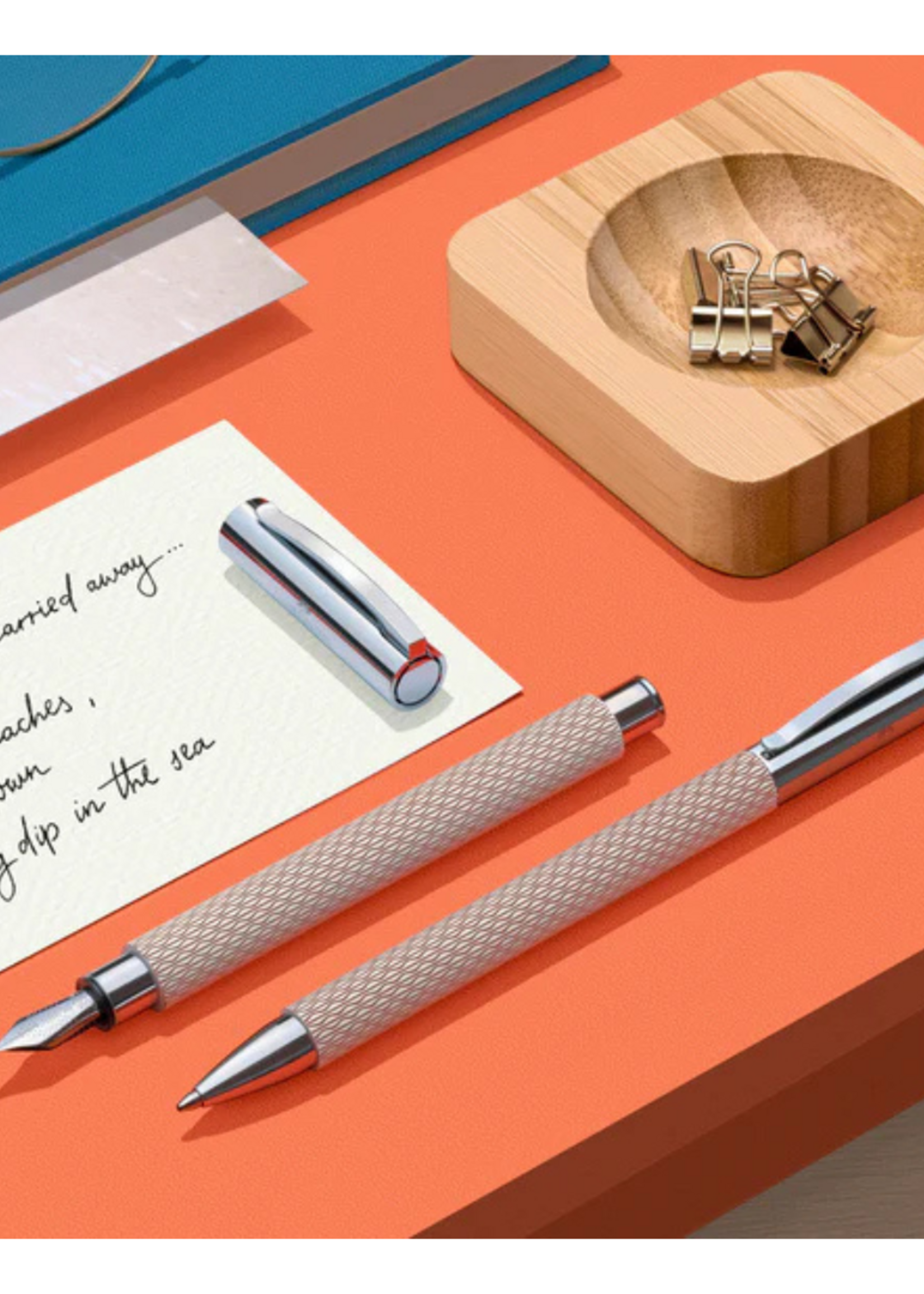 Faber-Castell Ambition Opart White Sand Vulpen