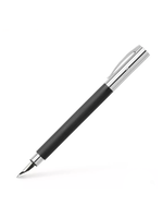 Faber-Castell Ambition Resin Zwart Vulpen  Medium