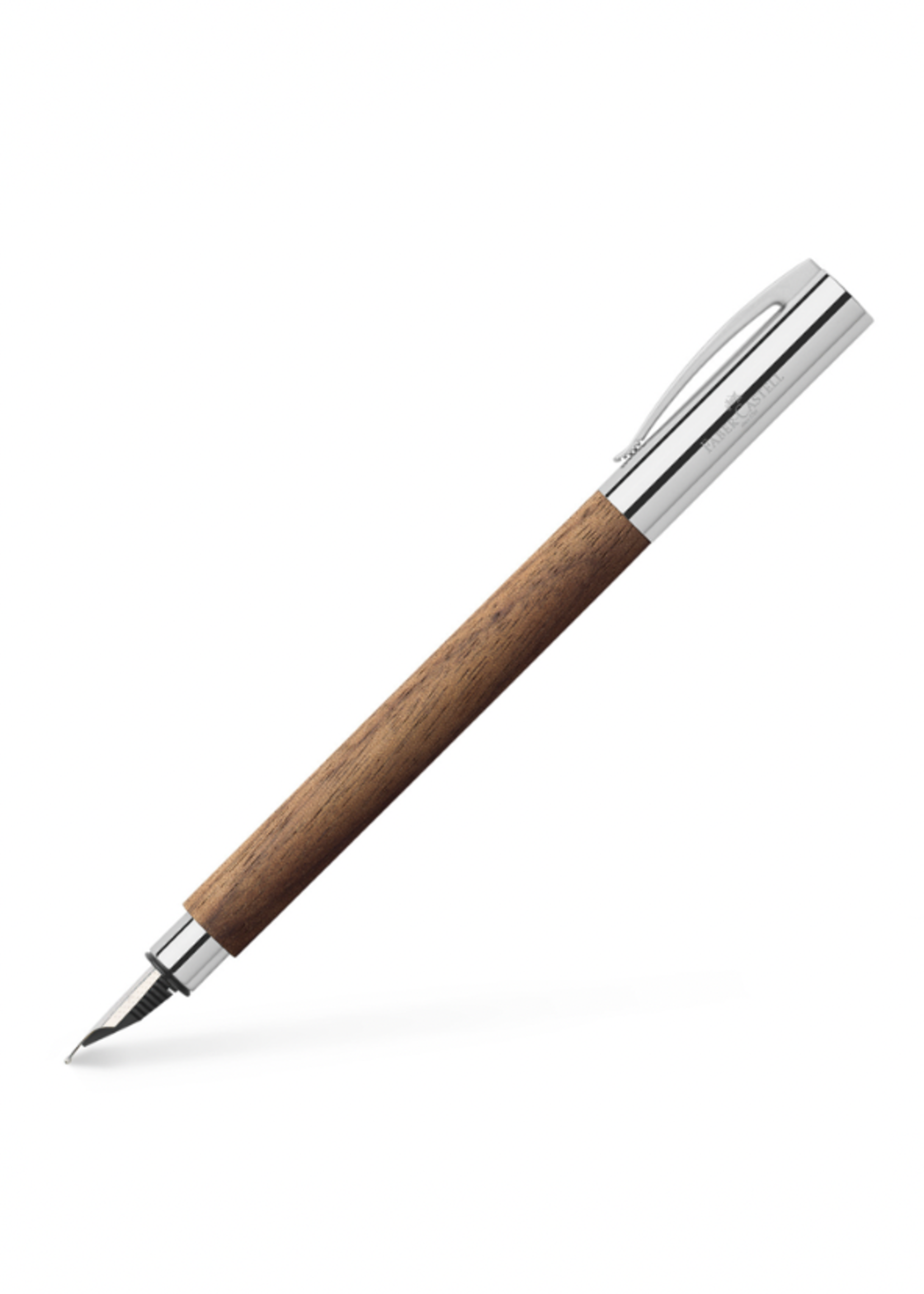 Faber-Castell Ambition Walnoot Vulpen  Medium