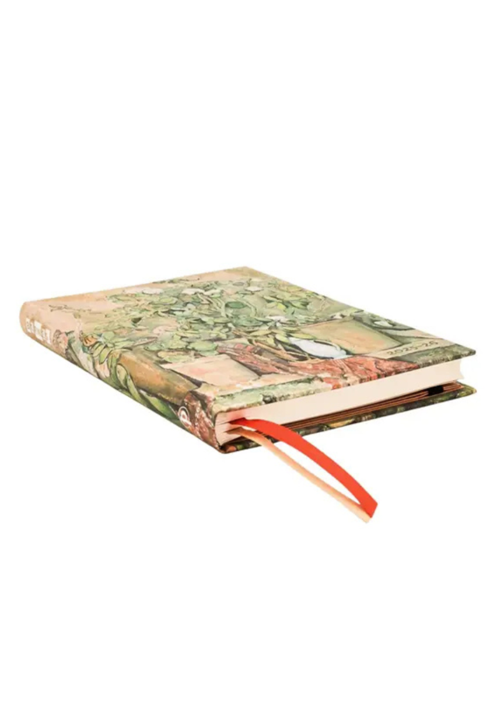 Paperblanks Agenda 18 mnd '25-'26 Midi Week Hor. Cezanne’s Terracotta Pots and Flowers