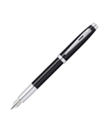 Sheaffer 100 Zwart Glossy Vulpen Medium