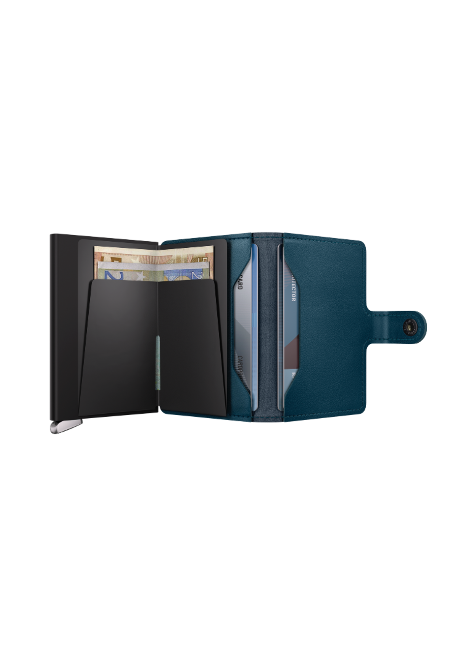 Secrid Premium Mini Wallet Emboss Lines Teal