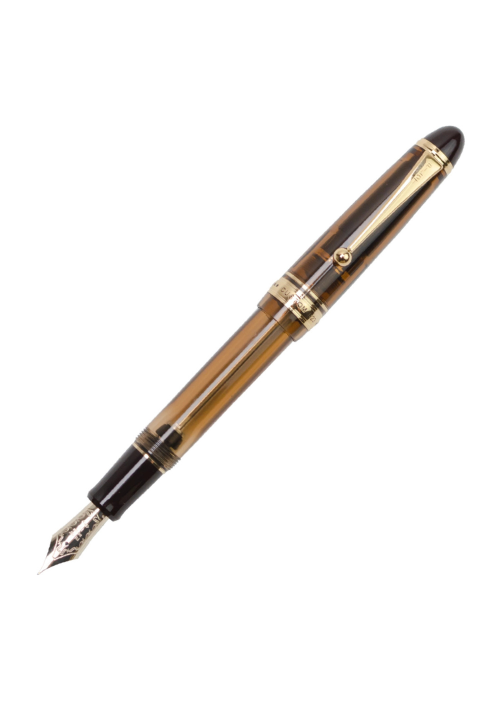 Pilot Custom 823 Bruin Vulpen 14K F - Fijn
