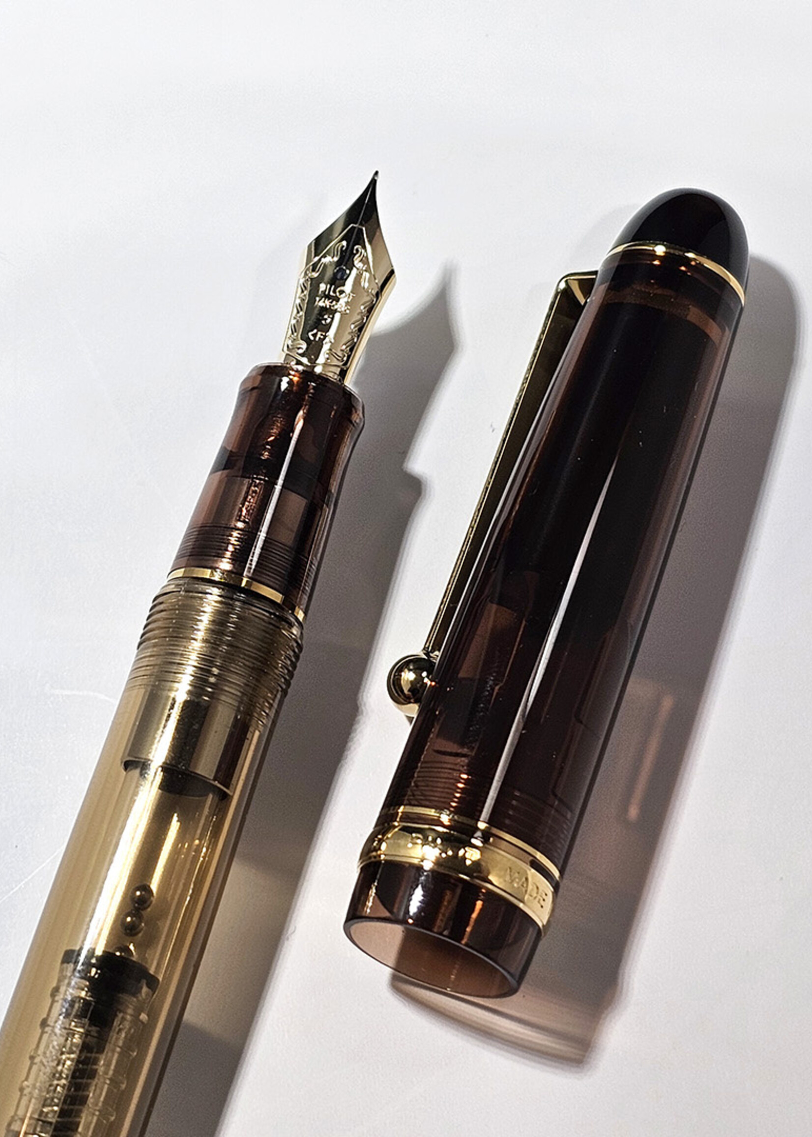 Pilot Custom 823 Bruin Vulpen 14K F - Fijn