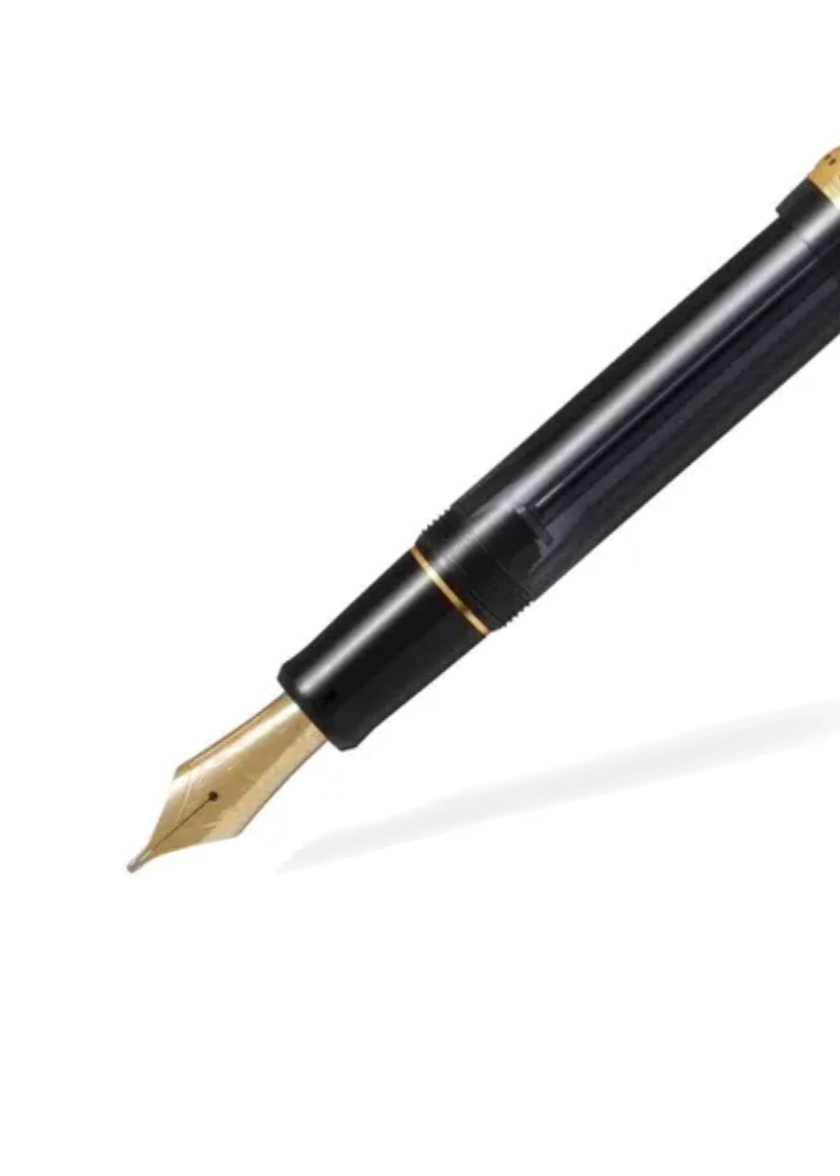 Custom 823 Transparant Zwart Vulpen 14k F- Fijn