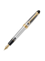 Custom 823 Transparant Vulpen – 14k B-Breed Penpunt