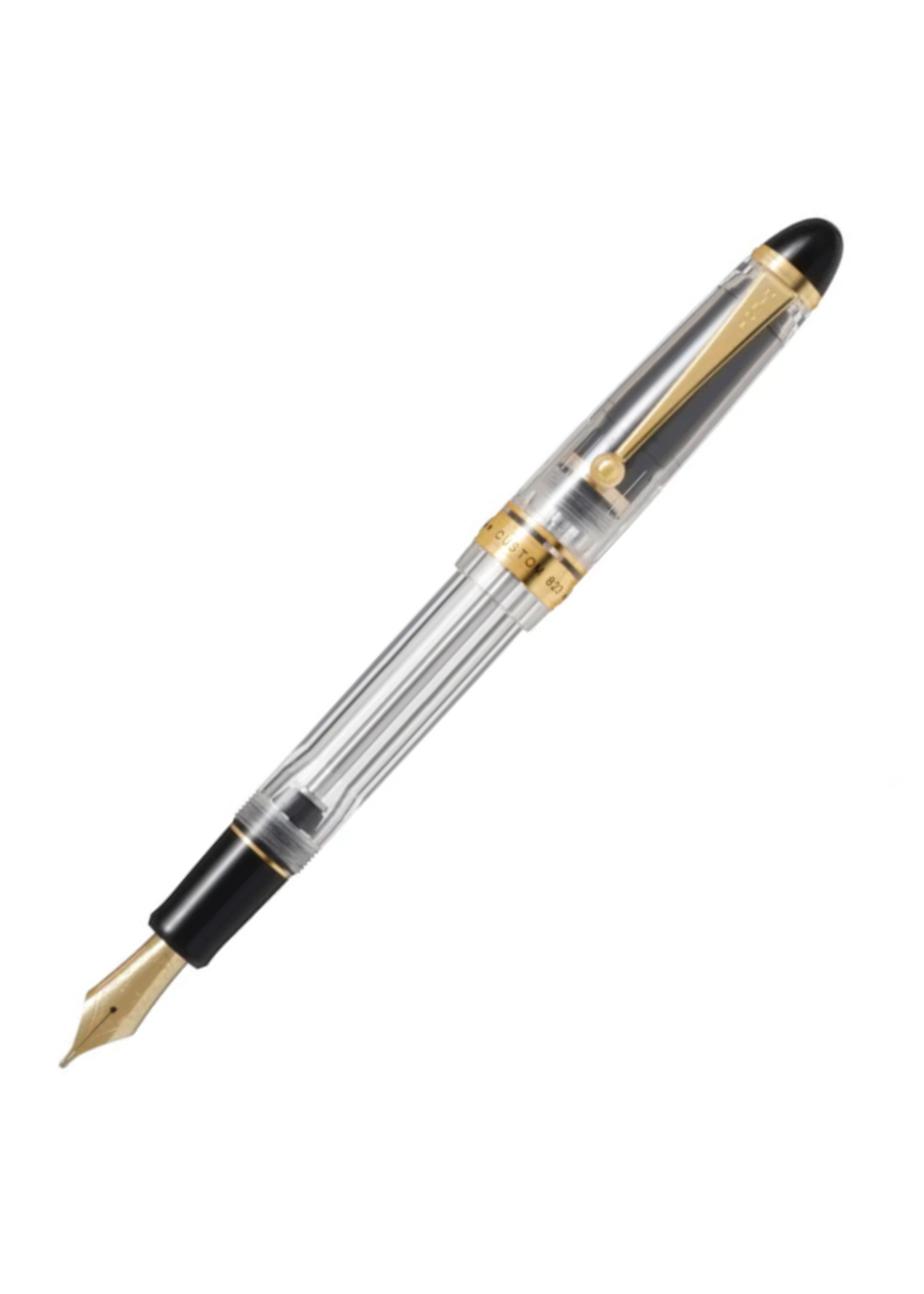 Pilot Custom 823 Transparant Vulpen 14k B-Breed