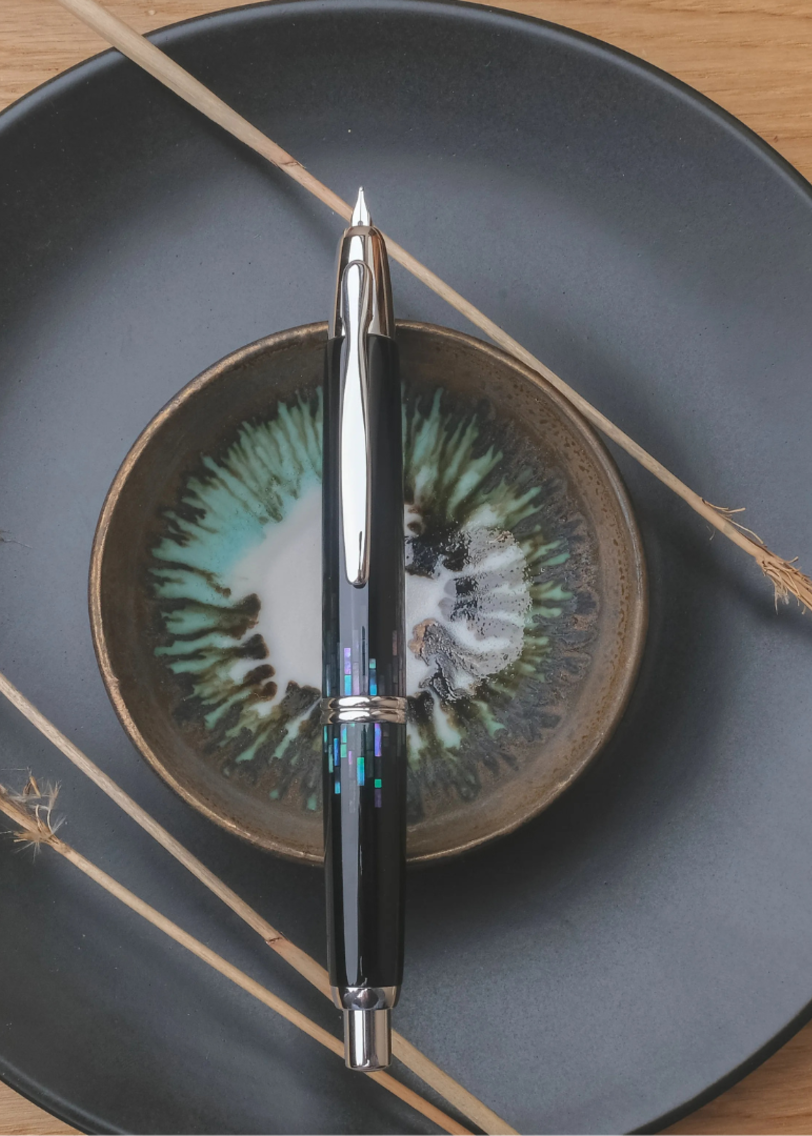 Capless Namiki Raden Stripe